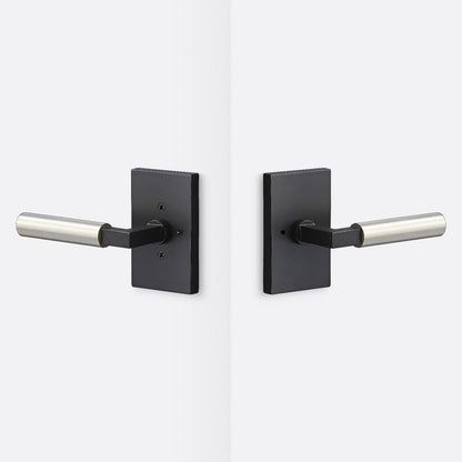 Sure-Loc LV102-GRIP-SM Smooth Grip Privacy Door Lever with Levanto Rosette
