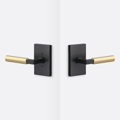 Sure-Loc LV102-GRIP-SM Smooth Grip Privacy Door Lever with Levanto Rosette