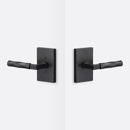 Sure-Loc LV102-GRIP-VT Vertex Grip Privacy Door Lever with Levanto Rosette
