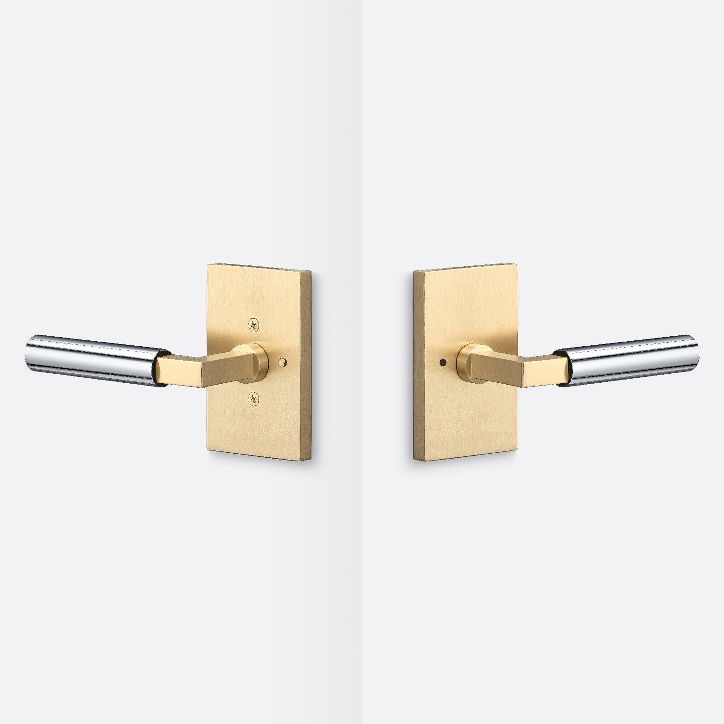 Sure-Loc LV102-GRIP-SM Smooth Grip Privacy Door Lever with Levanto Rosette.