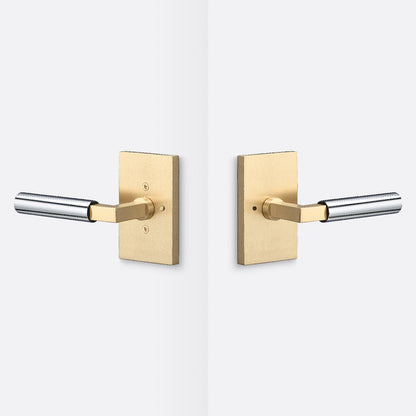 Sure-Loc LV102-GRIP-SM Smooth Grip Privacy Door Lever with Levanto Rosette