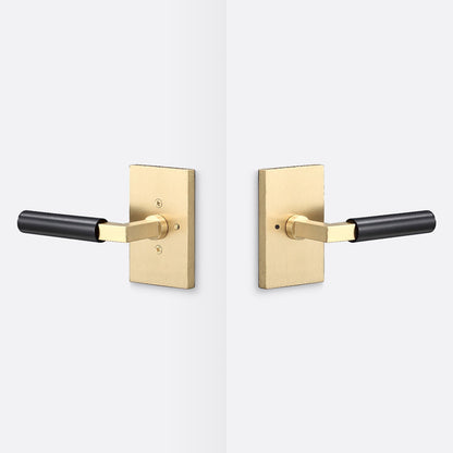 Sure-Loc LV102-GRIP-SM Smooth Grip Privacy Door Lever with Levanto Rosette