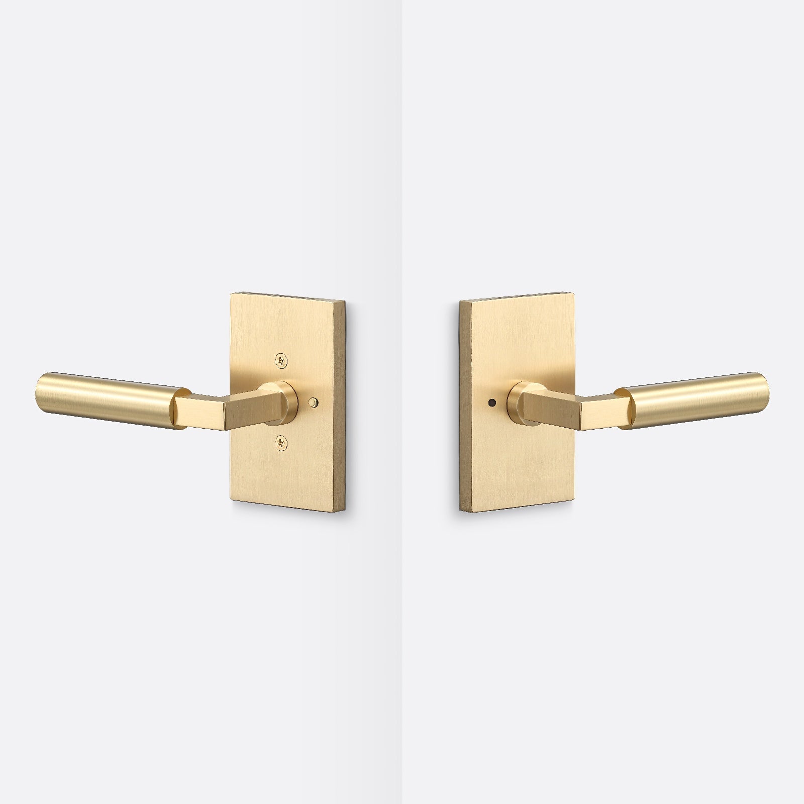 Sure-Loc LV102-GRIP-SM Smooth Grip Privacy Door Lever with Levanto Rosette.