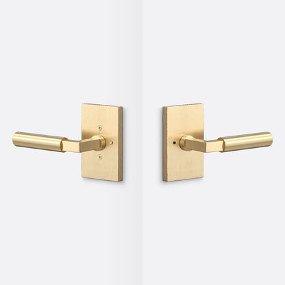 Sure-Loc LV102-GRIP-SM Smooth Grip Privacy Door Lever with Levanto Rosette