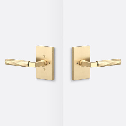 Sure-Loc LV102-GRIP-VT Vertex Grip Privacy Door Lever with Levanto Rosette