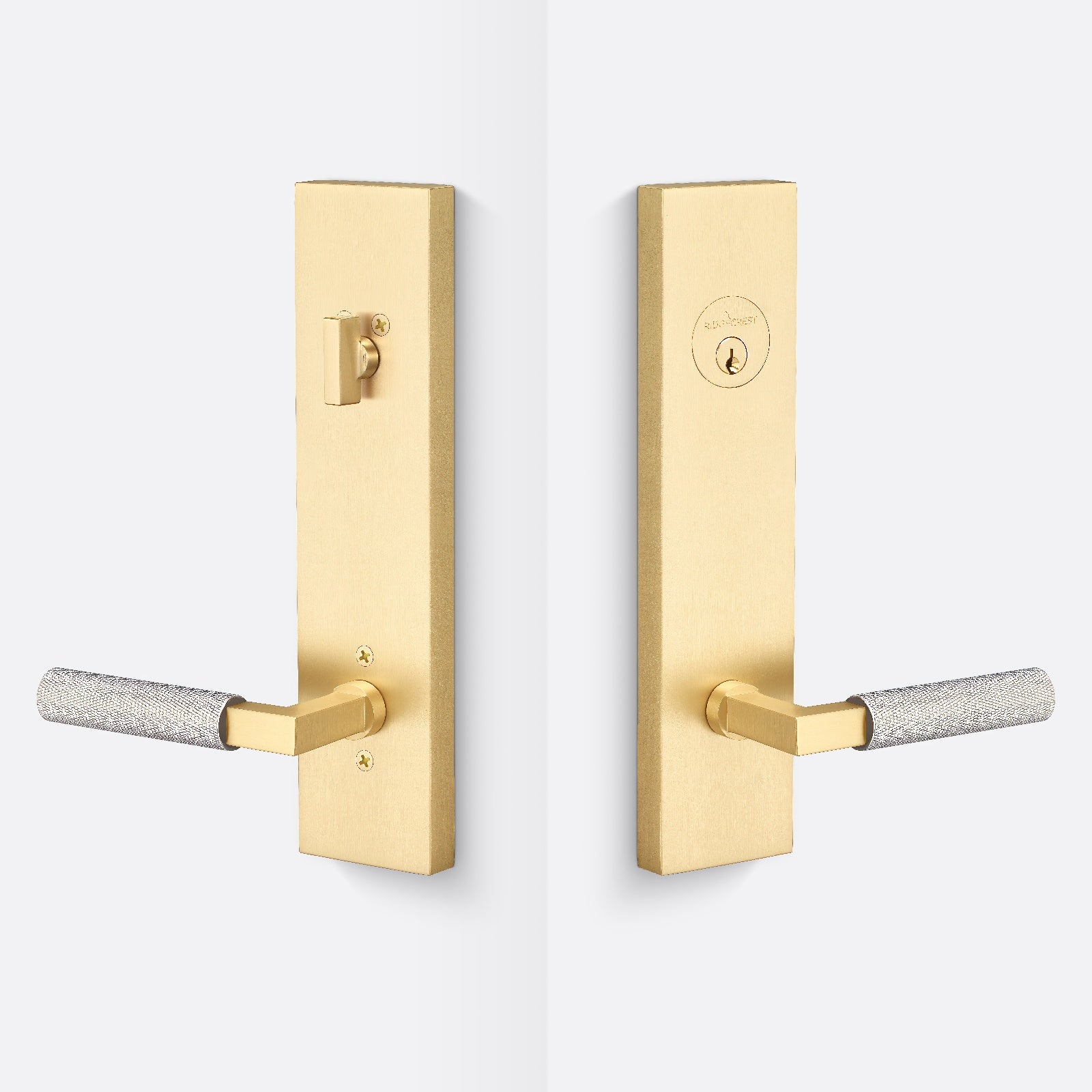 Sure-Loc LV307-GRIP-KN Knurled Grip Levanto Sideplate Keyed Entry