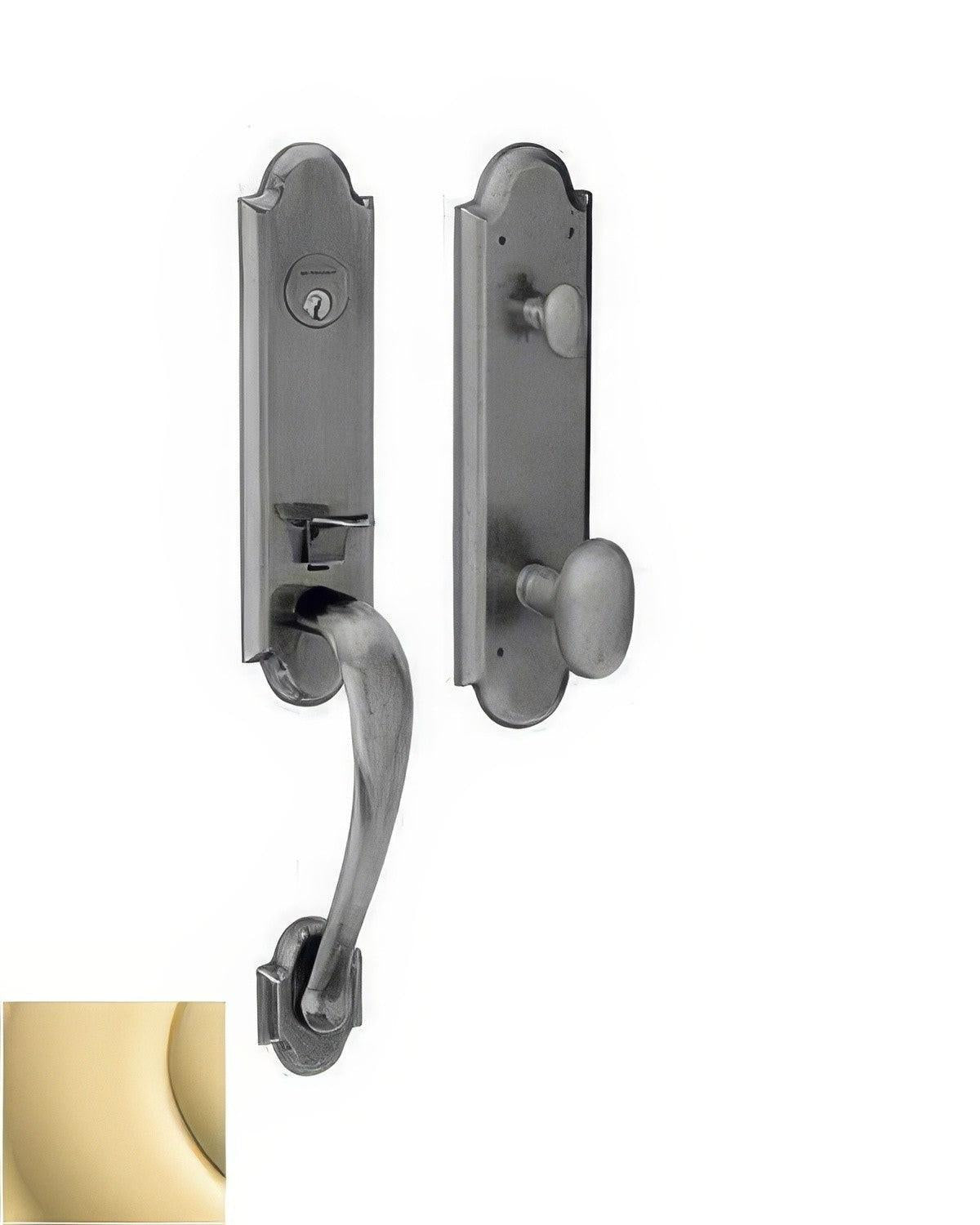 Baldwin M512.ENTR Boulder Single Cylinder Keyed Entry Mortise Lock Knob Handleset Trim