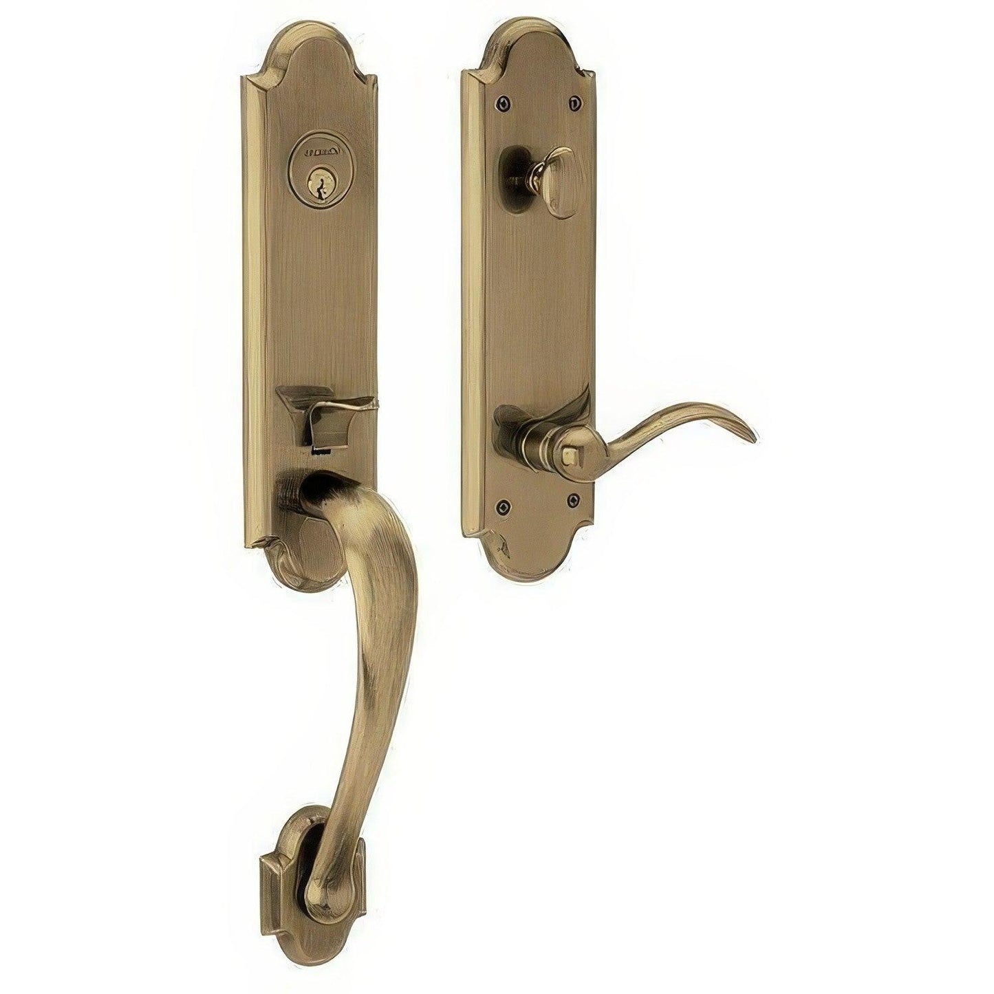 Baldwin M512.LFD Boulder Dummy Left Hand Door Lever Handleset Trim