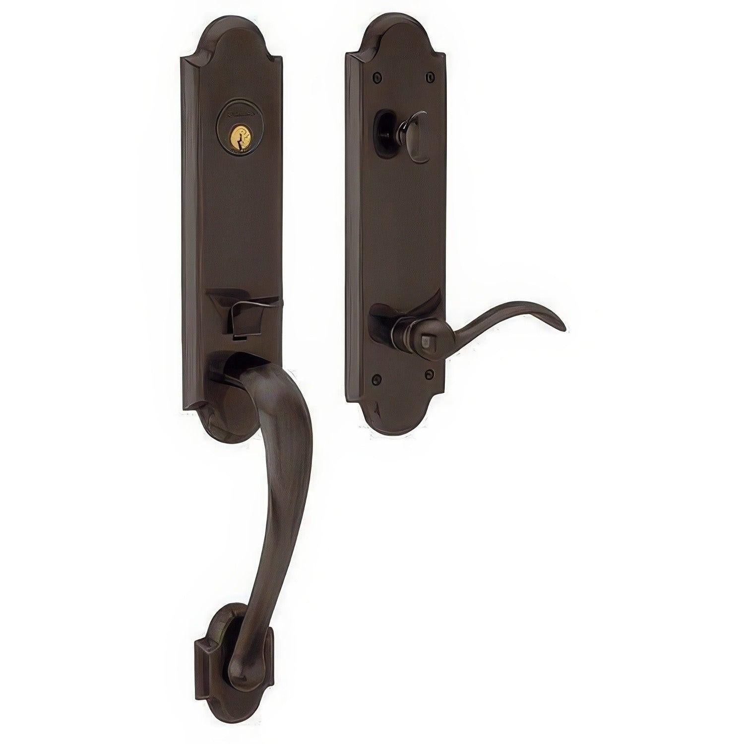 Baldwin M512.LFD Boulder Dummy Left Hand Door Lever Handleset Trim