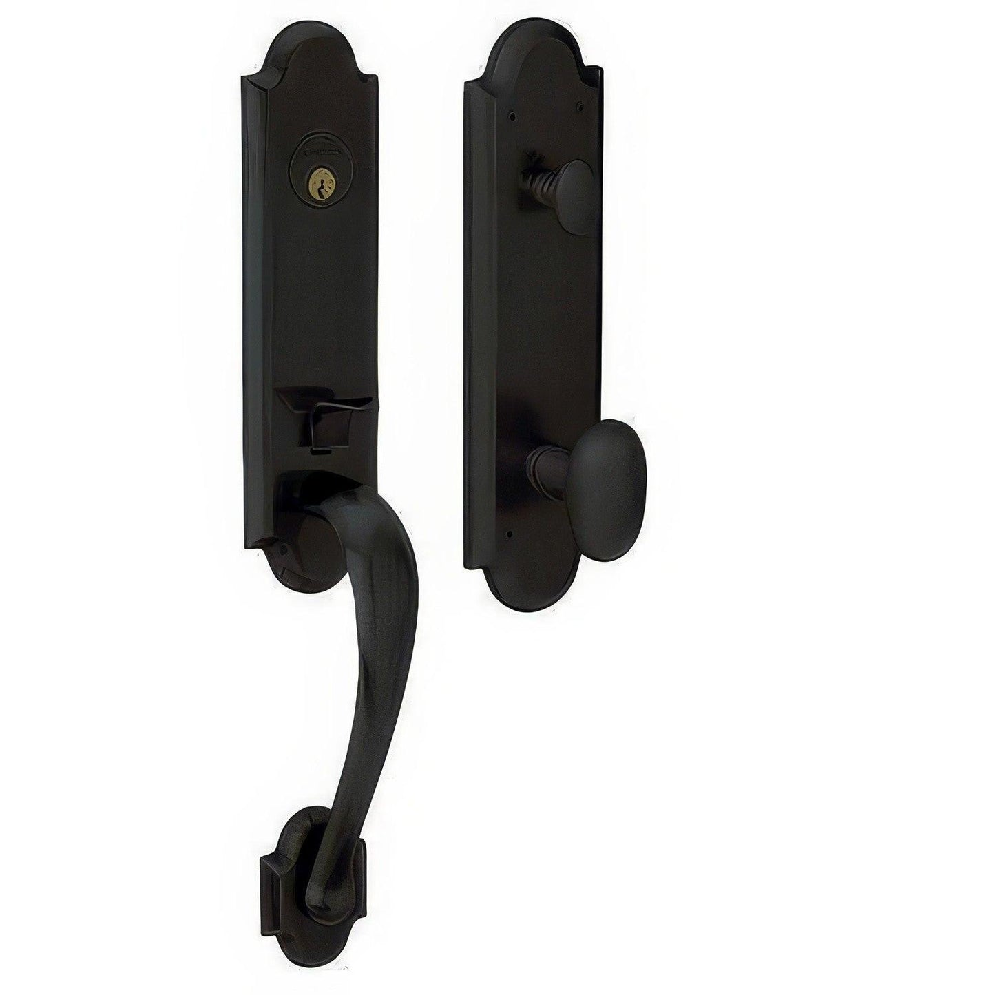Baldwin M512.ENTR Boulder Single Cylinder Keyed Entry Mortise Lock Knob Handleset Trim