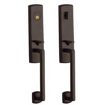 Baldwin M516.BB75 Soho Single Cylinder Mortise Entry Trim Set.