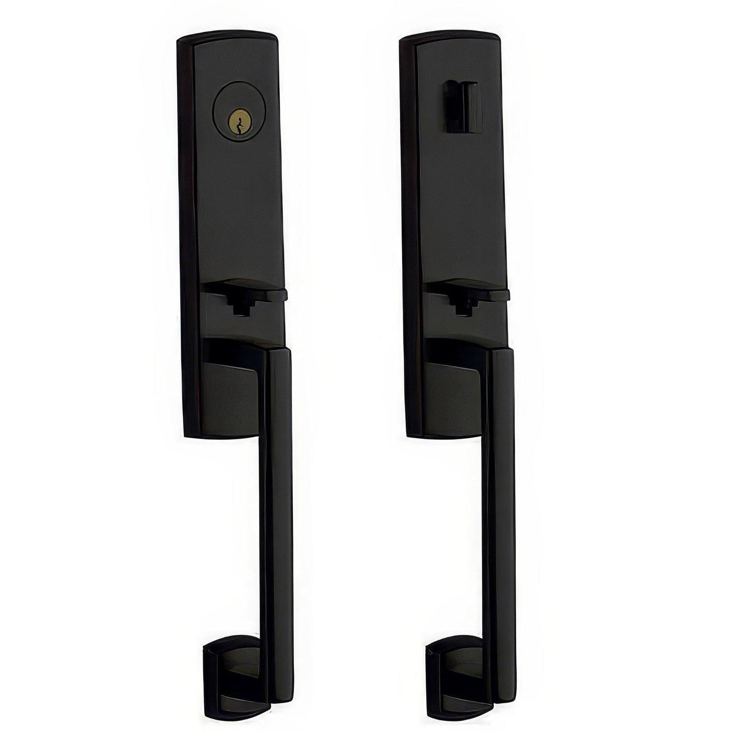 Baldwin M516.BB75 Soho Single Cylinder Mortise Entry Trim Set.