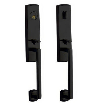 Baldwin M516.BB75 Soho Single Cylinder Mortise Entry Trim Set.