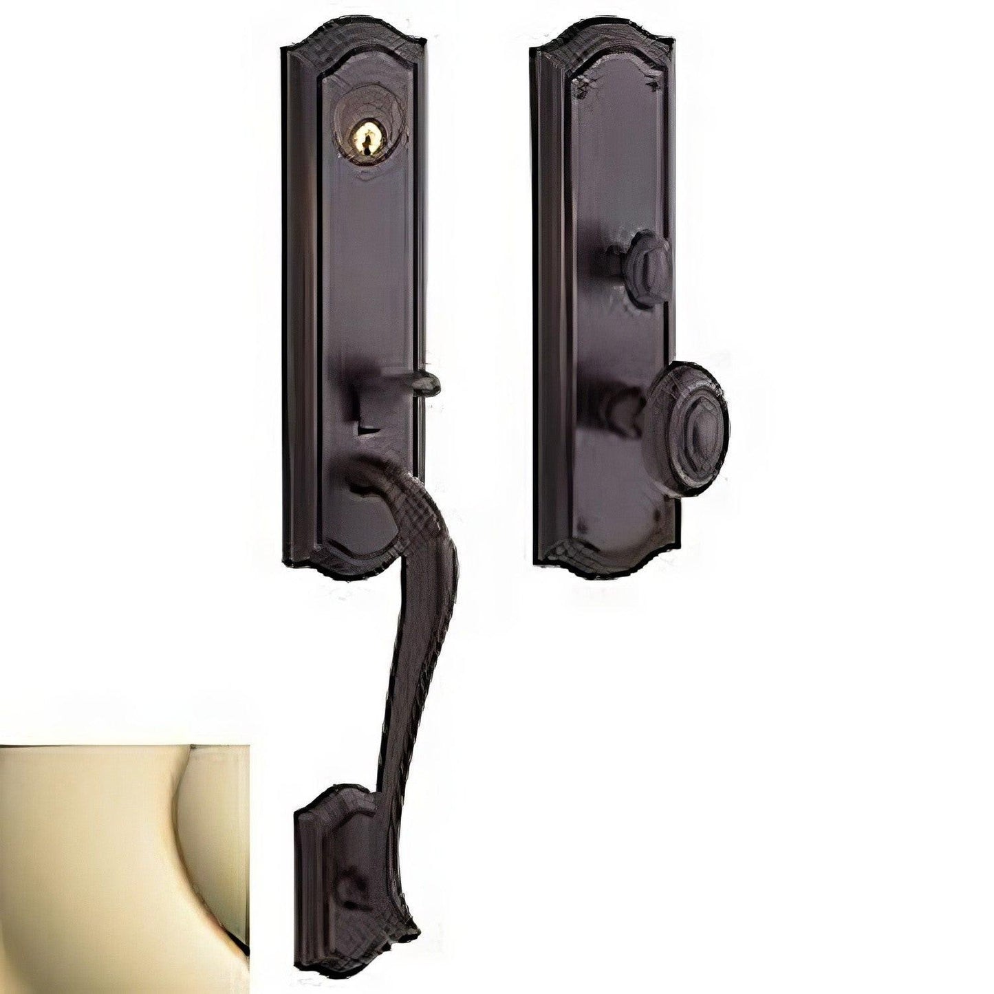 Baldwin M522.ENTR Bethpage Single Cylinder Mortise Entry Handleset.
