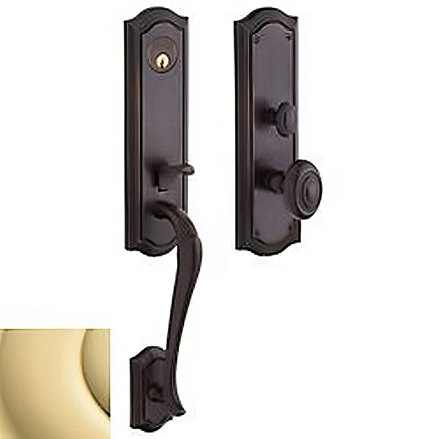 Baldwin M522.ENTR Bethpage Single Cylinder Mortise Entry Handleset.