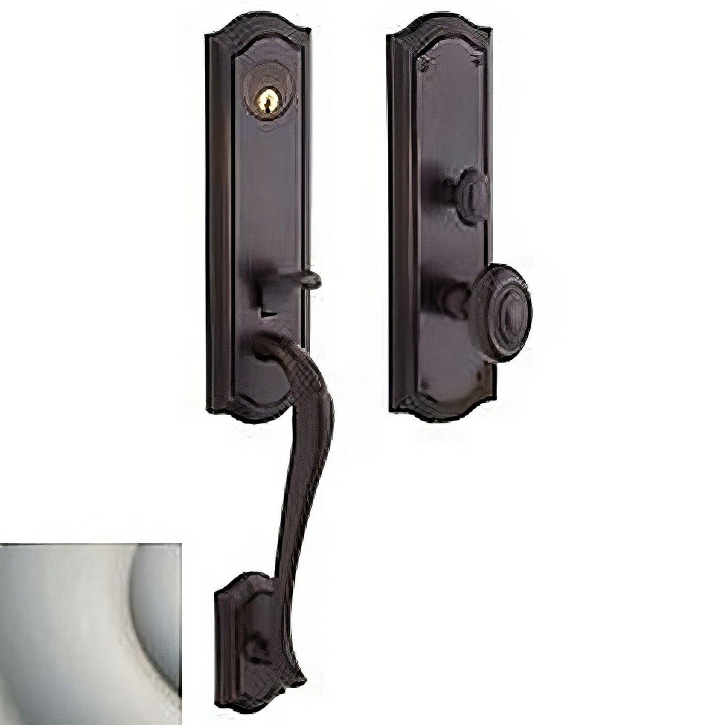 Baldwin M522.ENTR Bethpage Single Cylinder Mortise Entry Handleset.