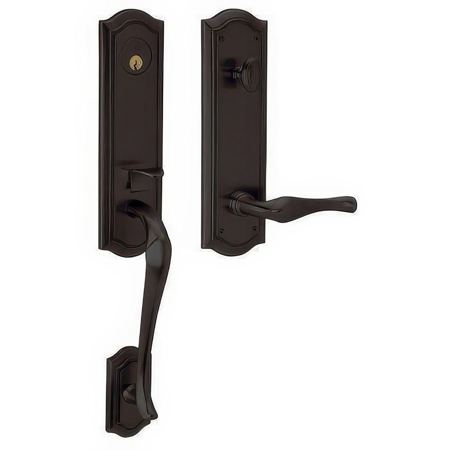Baldwin M522.LENT Bethpage Left Hand Single Cylinder Mortise Entry Handleset.