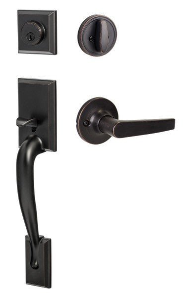 Sure-Loc MA507-CD Madison Handleset with Cedar Handleset Trim