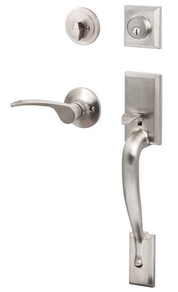 Sure-Loc MA507-G2-EG-LH Madison Handleset with Edge Handleset Trim Lever