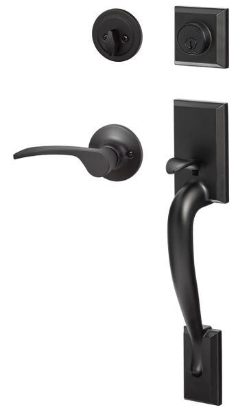 Sure-Loc MA507-G2-EG-LH Madison Handleset with Edge Handleset Trim Lever