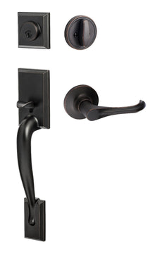 Sure-Loc MA507-HA Madison Single Cylinder Handleset with Helena Trim.