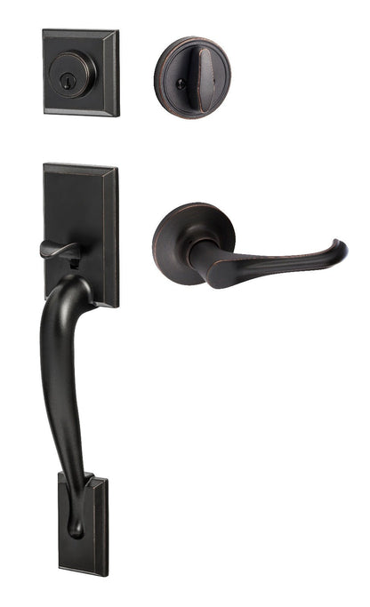 Sure-Loc MA507-HA Madison Single Cylinder Handleset with Helena Trim.