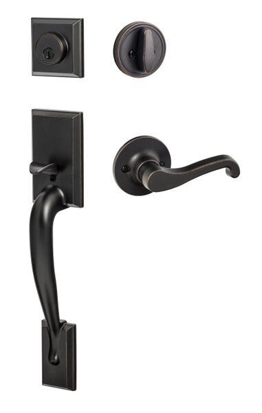 Sure-Loc MA507-SG-RH Madison Handleset with Sage Lever Right Hand Handleset Trim