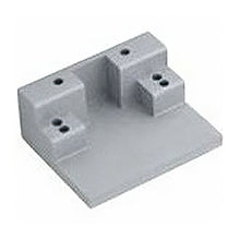 Ives MB2P Aluminum Door Coordinator Mounting Bracket 4" W x 3 1/4" W x 1-5/8" D
