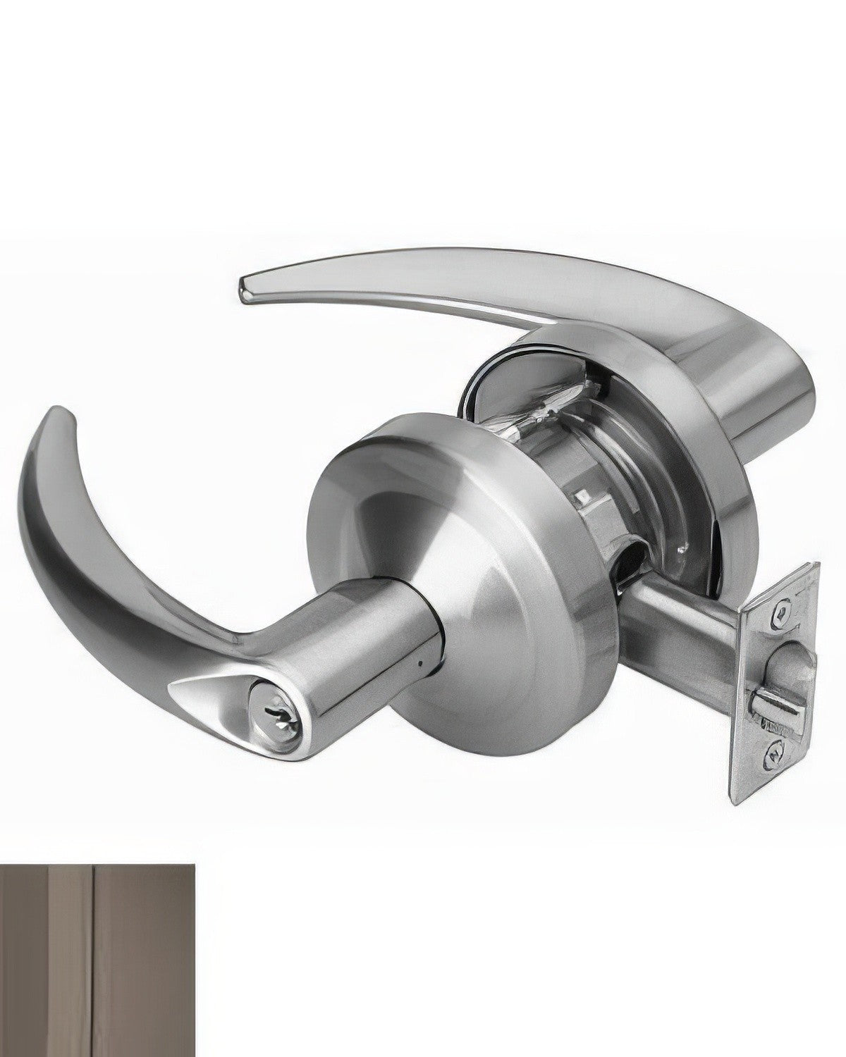 Schlage Commercial ND50BOME Omega Keyed Entrance/Office Door Lever Less Small Format Core