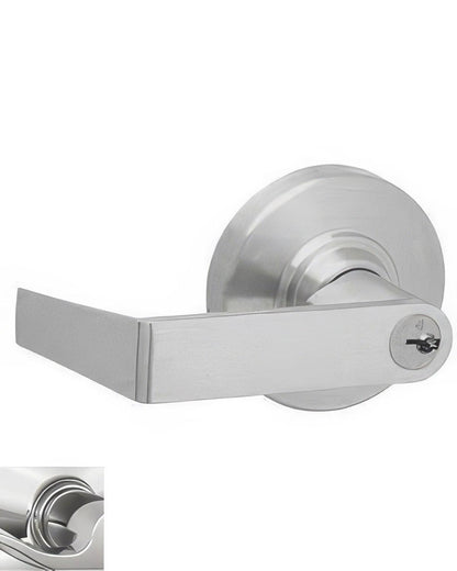 Schlage Commercial ND60RRHO Rhodes Keyed Vestibule Door Lever