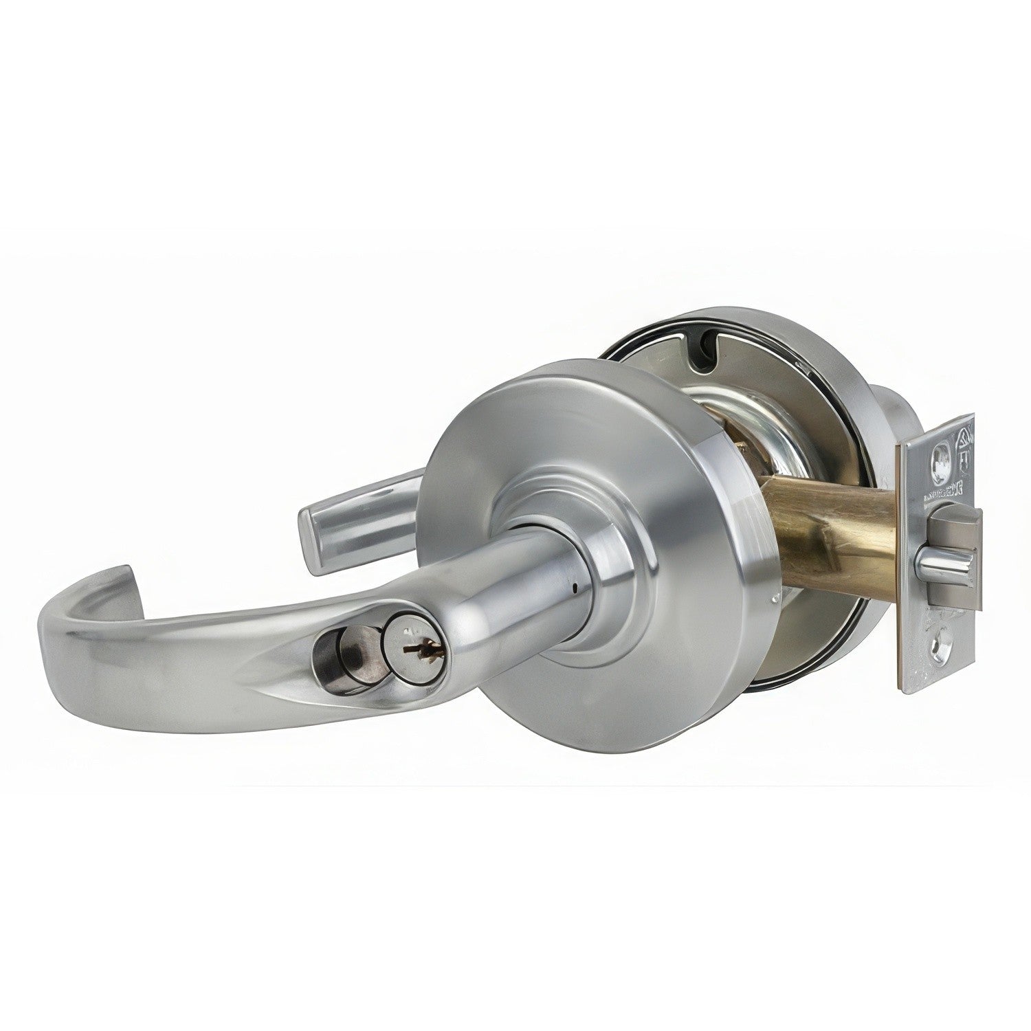 Schlage Commercial ND70BRHO613 Rhodes Keyed Classroom Door Lever Less Small Format Core.