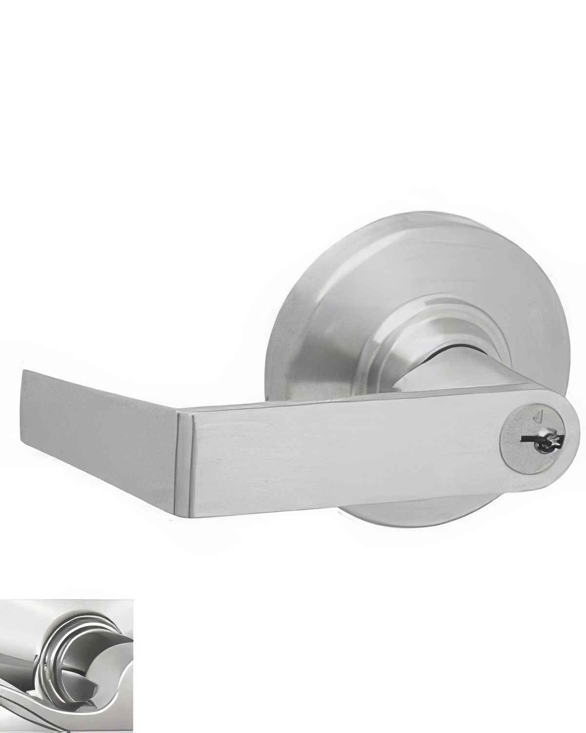 Schlage Commercial ND70BRHO Rhodes Keyed Classroom Door Lever.