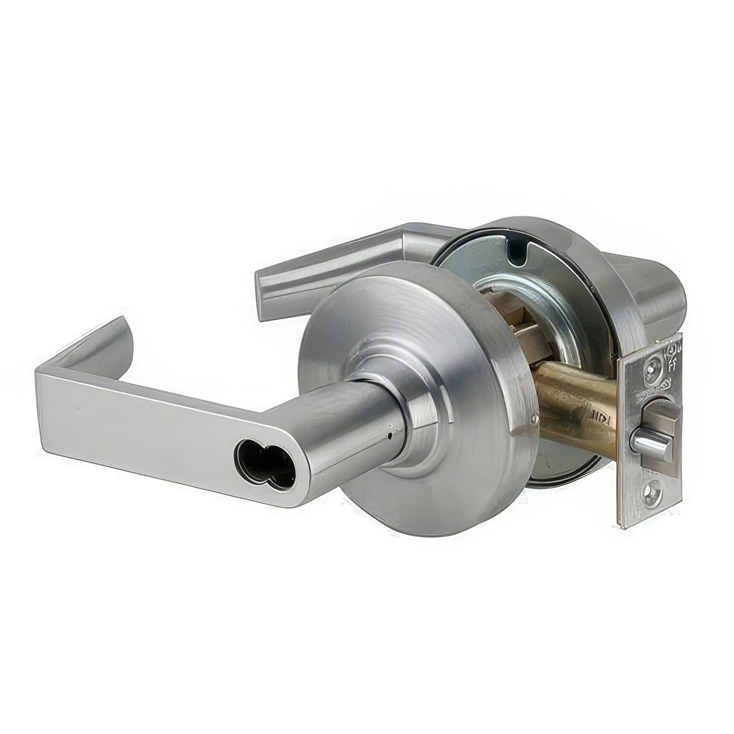 Schlage Commercial ND70BRHO Rhodes Keyed Classroom Door Lever.