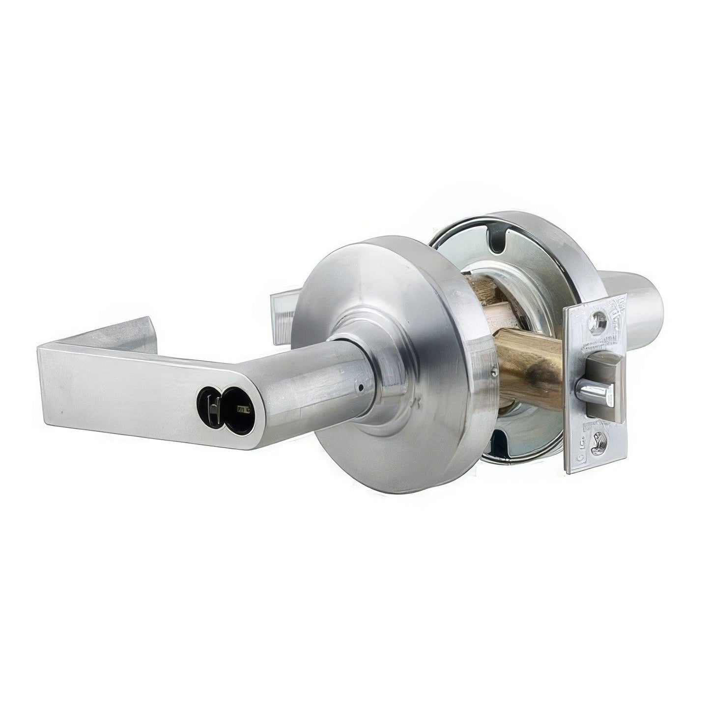Schlage Commercial ND80RRHO Rhodes Keyed Showroom Door Lever
