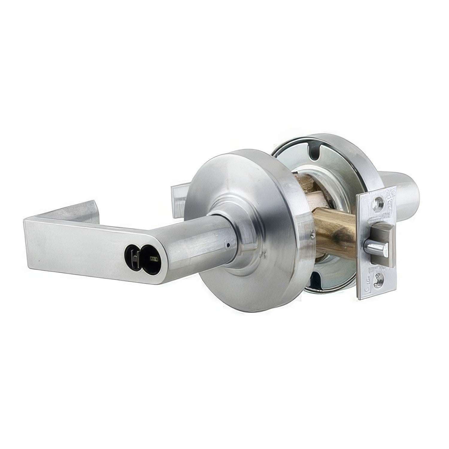 Schlage Commercial ND80RRHO Rhodes Keyed Showroom Door Lever