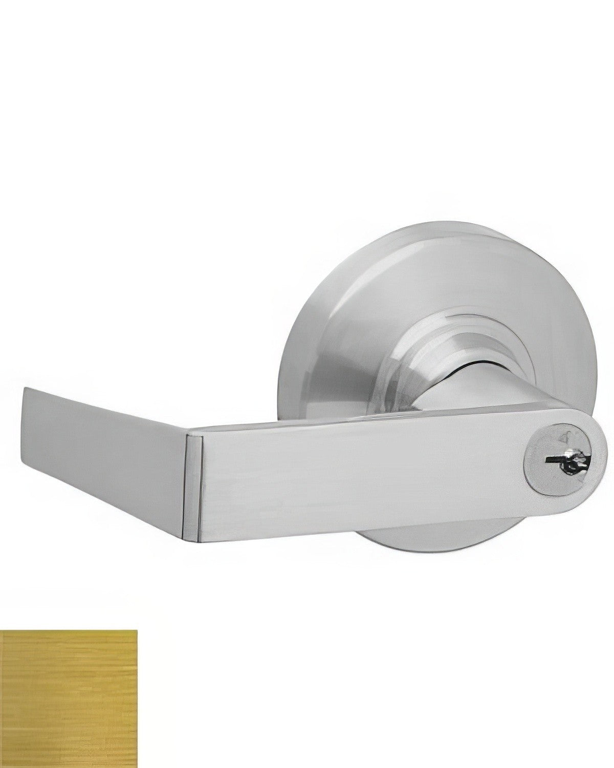 Schlage Commercial ND91BRHO Rhodes Vandlgard Keyed Entrance/Office Door Lever Less Small Format Core