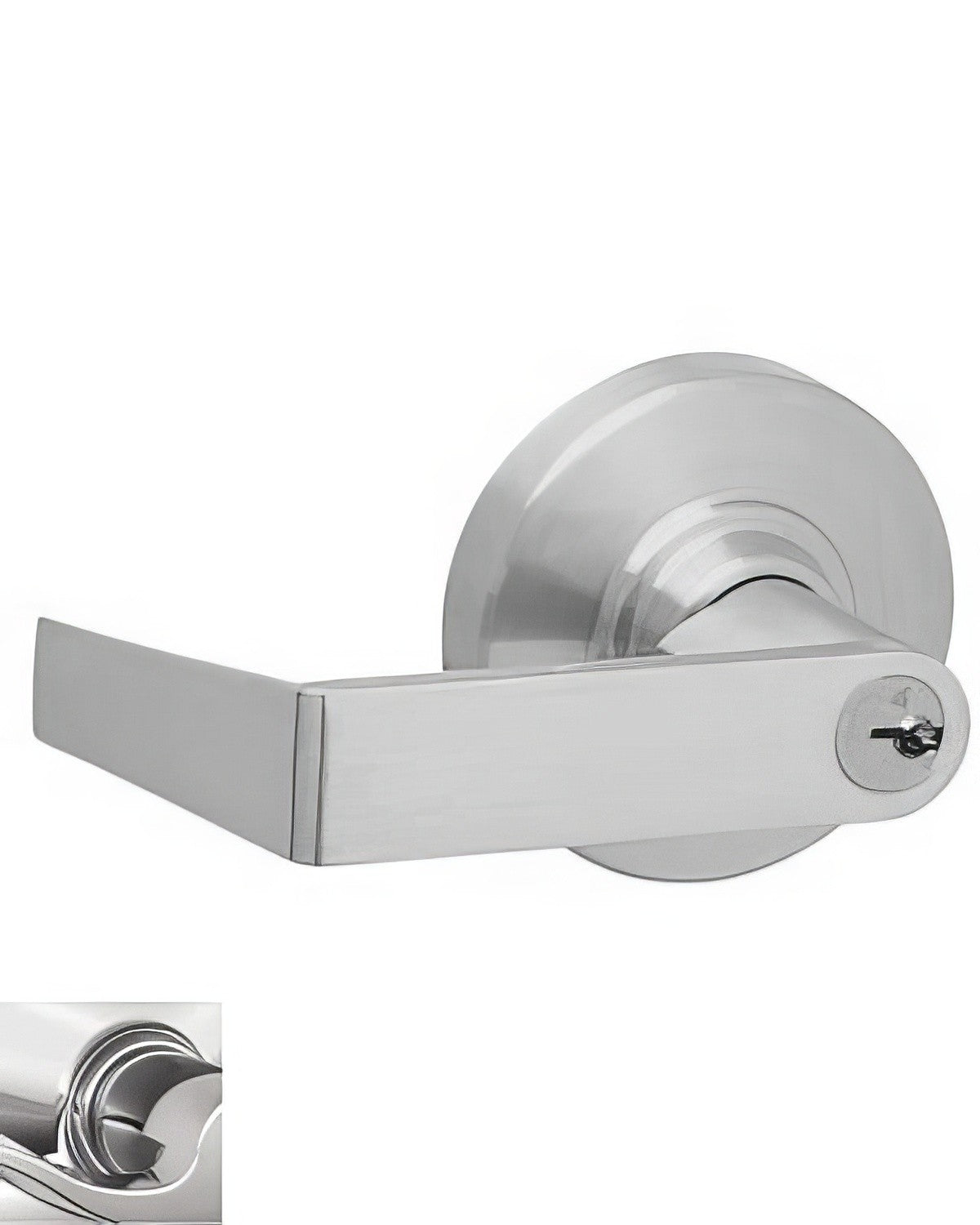 Schlage Commercial ND91BRHO Rhodes Vandlgard Keyed Entrance/Office Door Lever Less Small Format Core