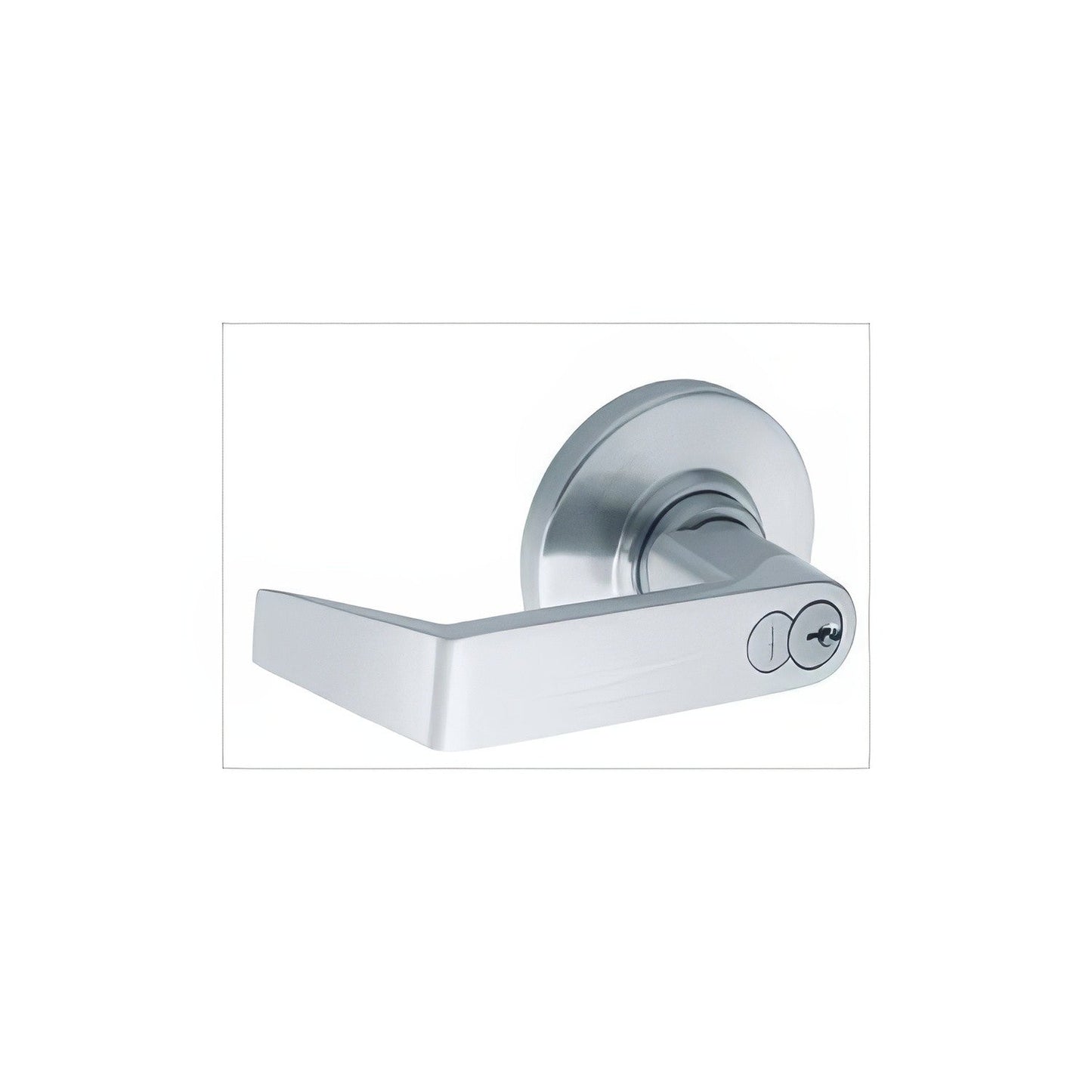 Schlage Commercial ND91BRHO Rhodes Vandlgard Keyed Entrance/Office Door Lever Less Small Format Core