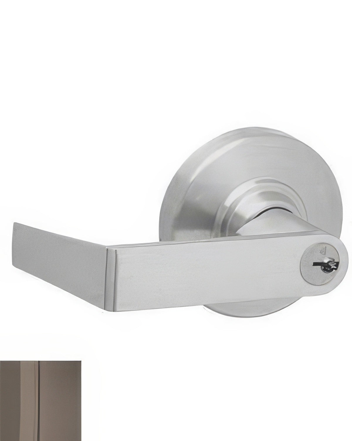 Schlage Commercial ND91RRHO Rhodes Vandlgard Keyed Entrance/Office Door Lever.