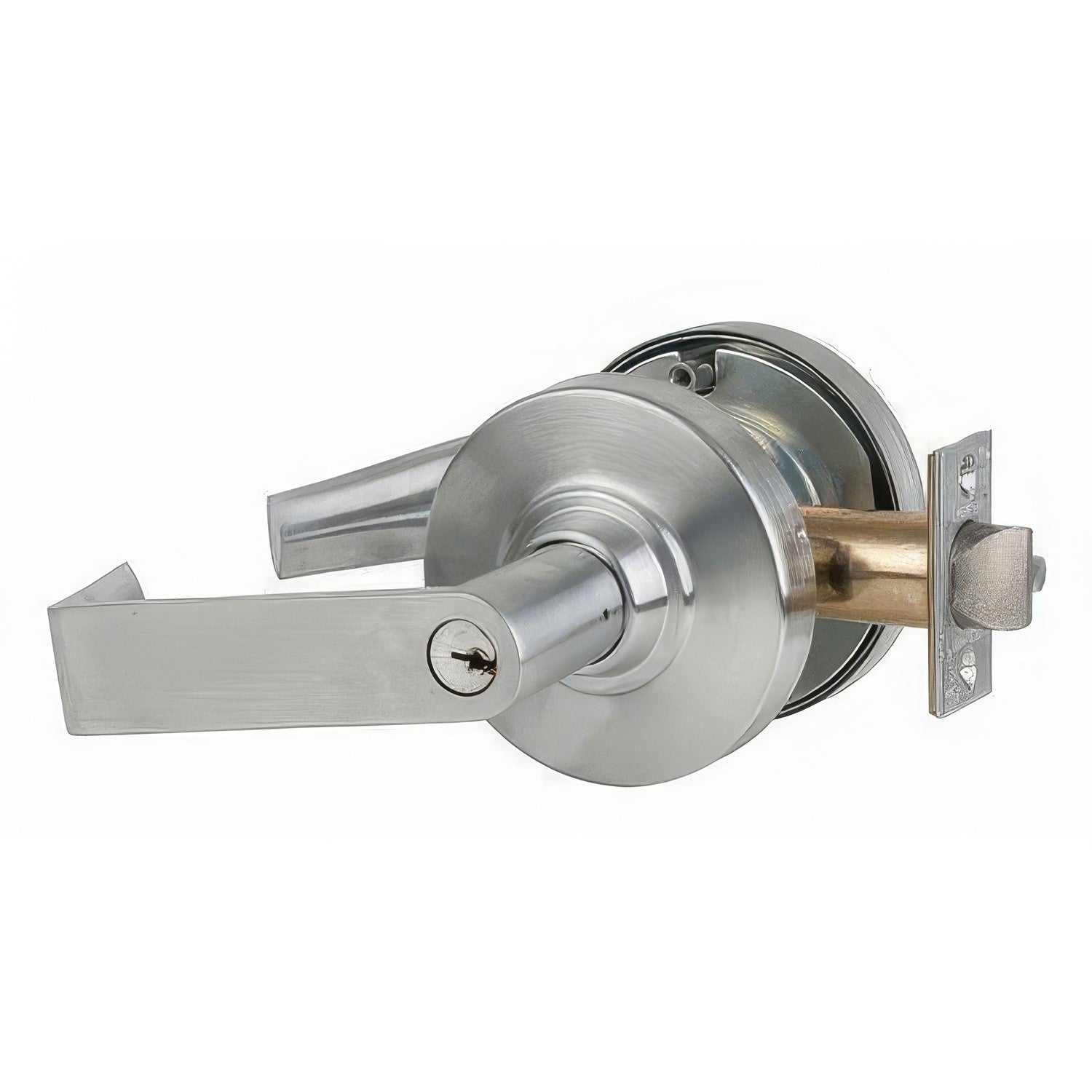 Schlage Commercial ND93PD-RHO Rhodes Vestibule with Vandlgard Door Lever Less Cylinder