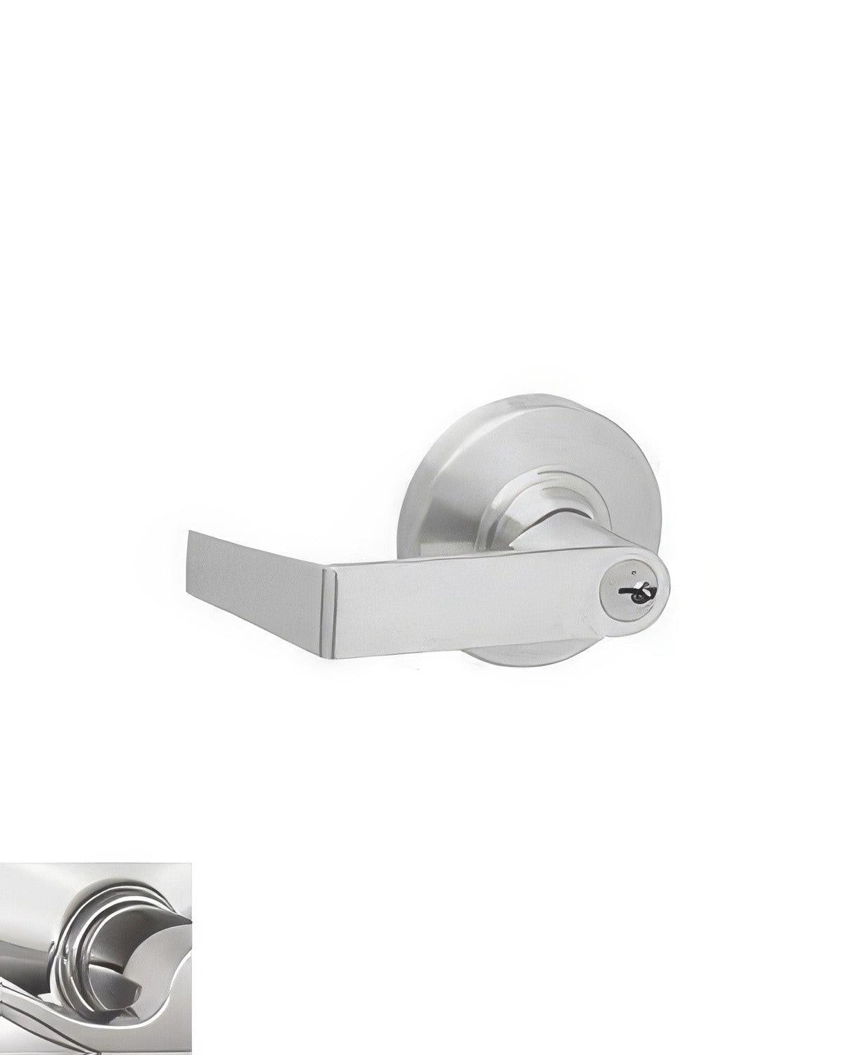 Schlage Commercial ND96PD-RHO Rhodes Storeroom with Vandlgard Door Lever Less Cylinder