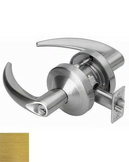 Schlage Commercial ND97BOME Omega Vandlgard Corridor Door Lever Less Small Format Core.