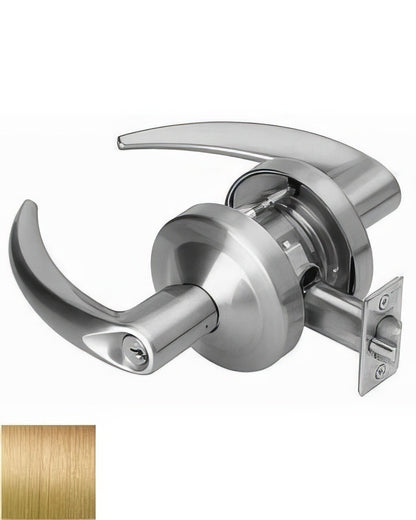 Schlage Commercial ND97BOME Omega Vandlgard Corridor Door Lever Less Small Format Core.