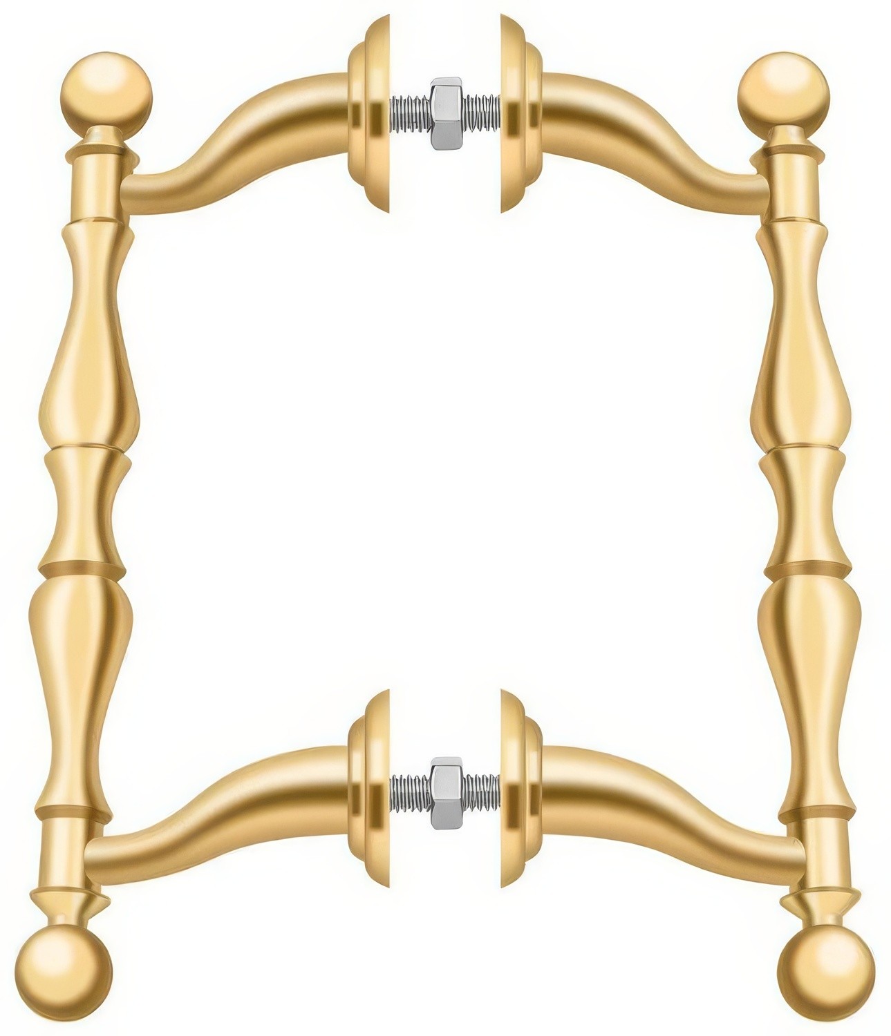Deltana OHP620 6-3/16" Offset Back to Back Handle Pull with 4-3/16" Centers