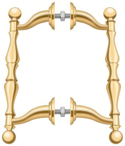 Deltana OHP620 6-3/16" Offset Back to Back Handle Pull with 4-3/16" Centers