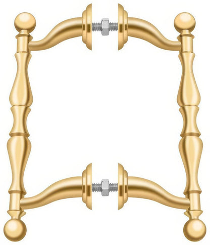 Deltana OHP620 6-3/16" Offset Back to Back Handle Pull with 4-3/16" Centers