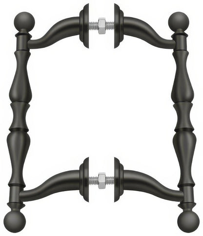 Deltana OHP620 6-3/16" Offset Back to Back Handle Pull with 4-3/16" Centers