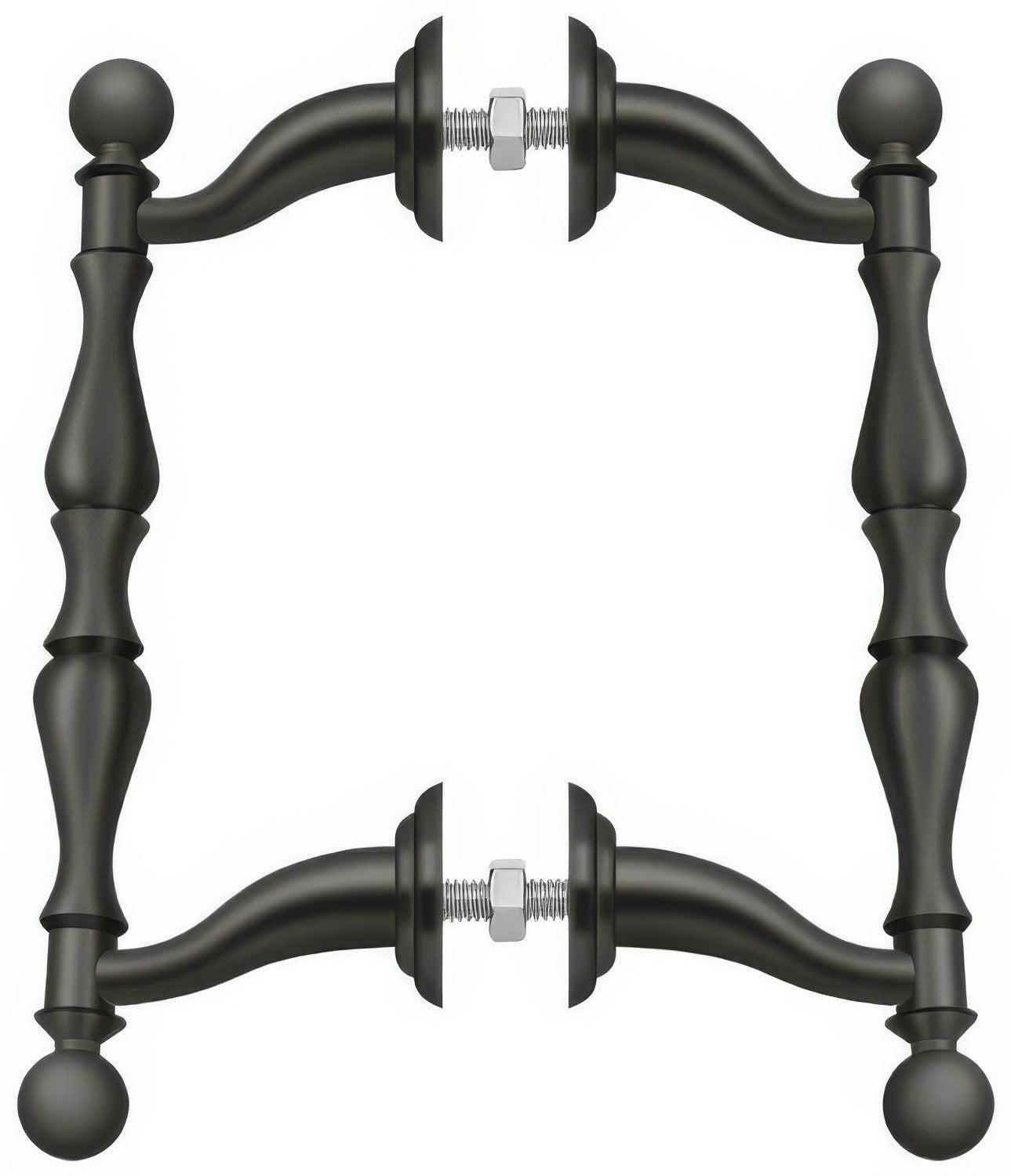 Deltana OHP620 6-3/16" Offset Back to Back Handle Pull with 4-3/16" Centers