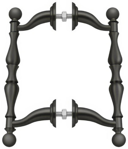 Deltana OHP620 6-3/16" Offset Back to Back Handle Pull with 4-3/16" Centers
