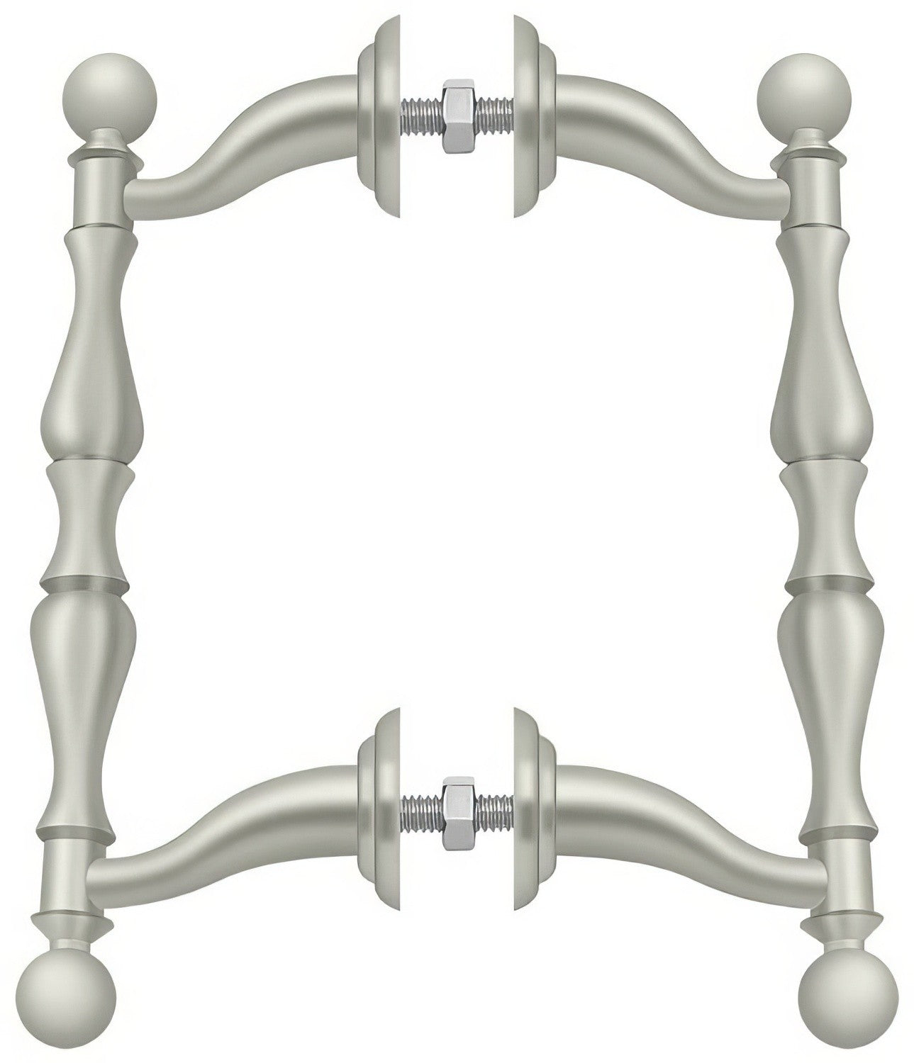Deltana OHP620 6-3/16" Offset Back to Back Handle Pull with 4-3/16" Centers